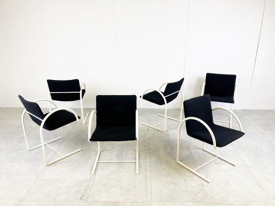 Image 1 of 6x Metaform Postmodern cirkel dining chairs