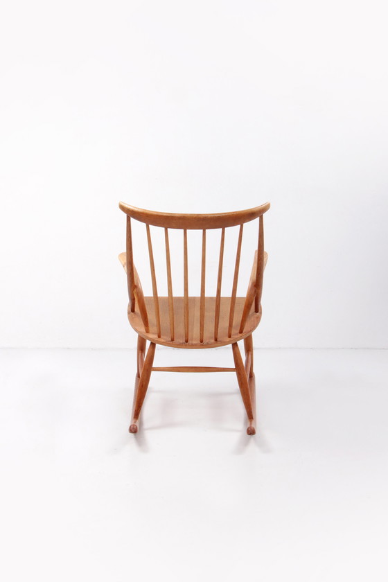 Image 1 of Illum Wrapso and Niels Eilersen rocking chair