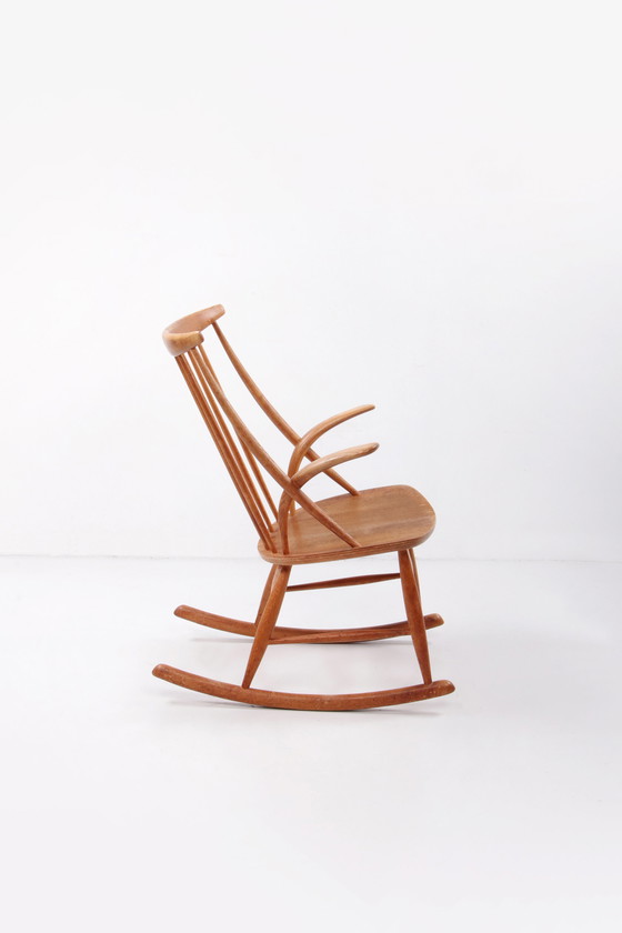 Image 1 of Illum Wrapso and Niels Eilersen rocking chair