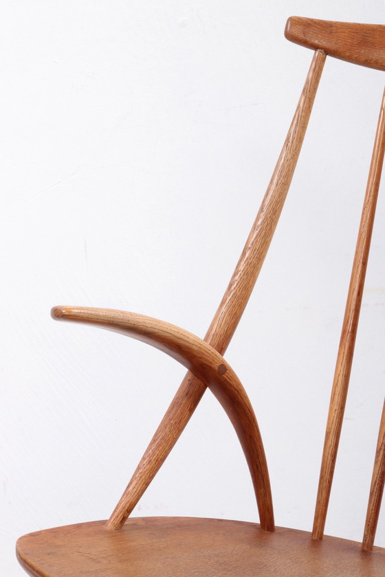 Image 1 of Illum Wrapso and Niels Eilersen rocking chair