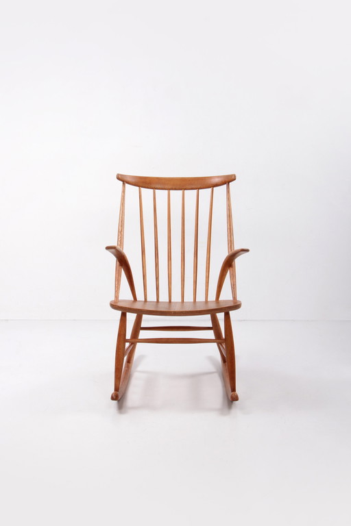 Illum Wrapso and Niels Eilersen rocking chair