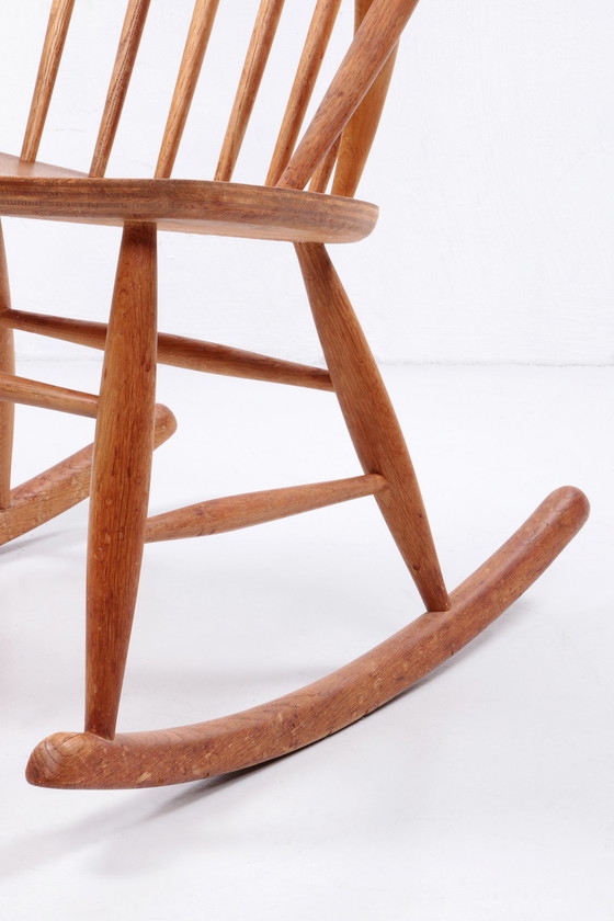 Image 1 of Illum Wrapso and Niels Eilersen rocking chair