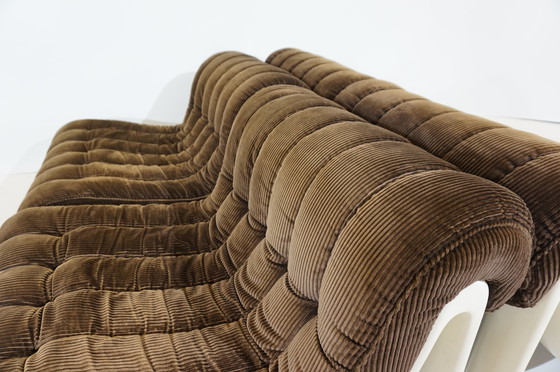 Image 1 of Cord modular sofa with 5 elements, 1970