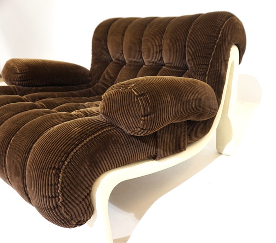 Image 1 of Cord modular sofa with 5 elements, 1970