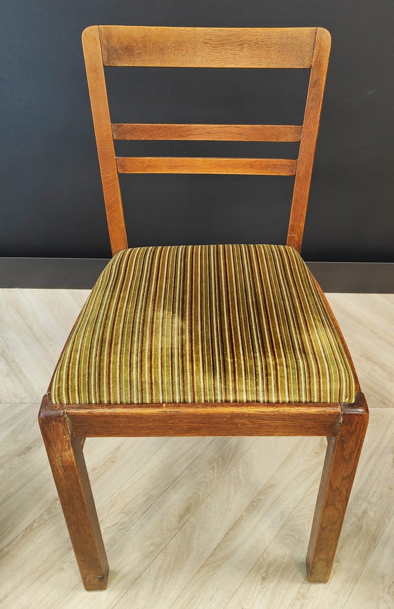 Image 1 of Quatre chaises de table de salle à manger Mid Century | Vintage - set de 4 chaises