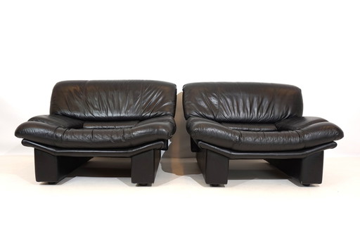 Nicoletti Salotti Ambassador leather armchair set of 2 for Avanti