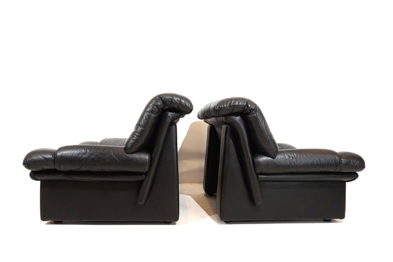 Image 1 of Nicoletti Salotti Ambassador leather armchair set of 2 for Avanti