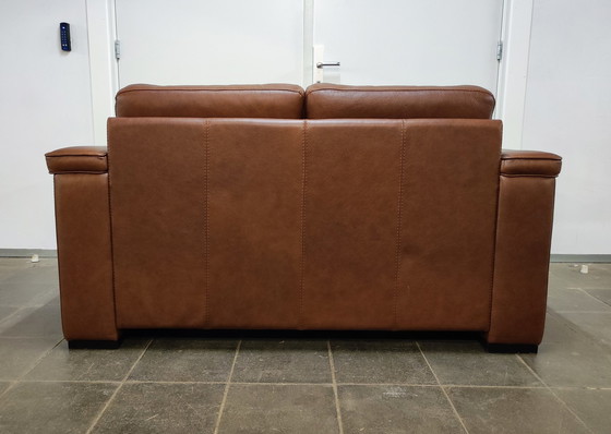 Image 1 of Banquette design 2 places en cuir (160 cm)