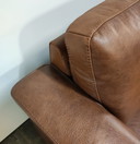 Banquette design 2 places en cuir (160 cm)