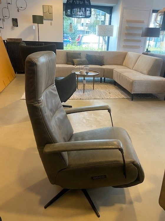 Image 1 of Fauteuil inclinable en cuir Hercules cuir vintage L'avenir