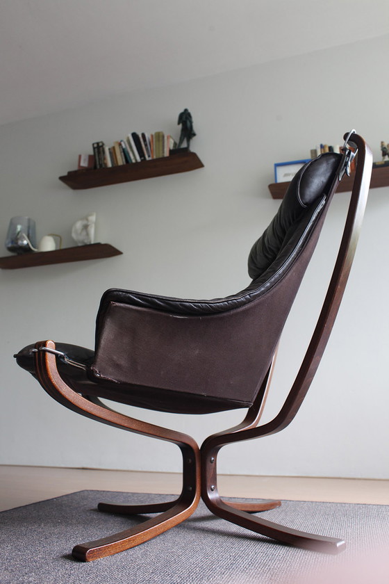 Image 1 of 2x Vatne Møbler Sigurd Ressell Highback chairs