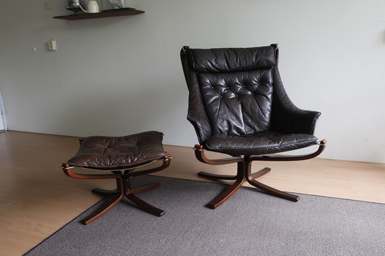 Image 1 of 2x Vatne Møbler Sigurd Ressell Highback chairs