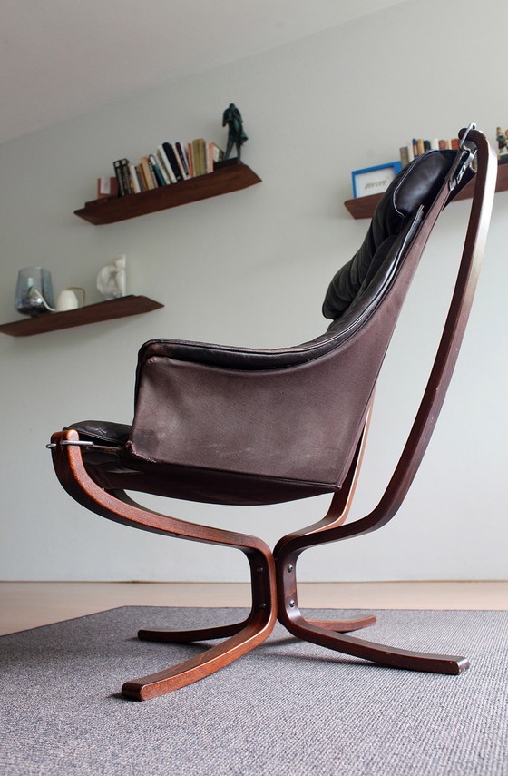 Image 1 of 2x Vatne Møbler Sigurd Ressell Highback chairs