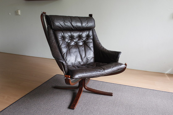 Image 1 of 2x Vatne Møbler Sigurd Ressell Highback chairs