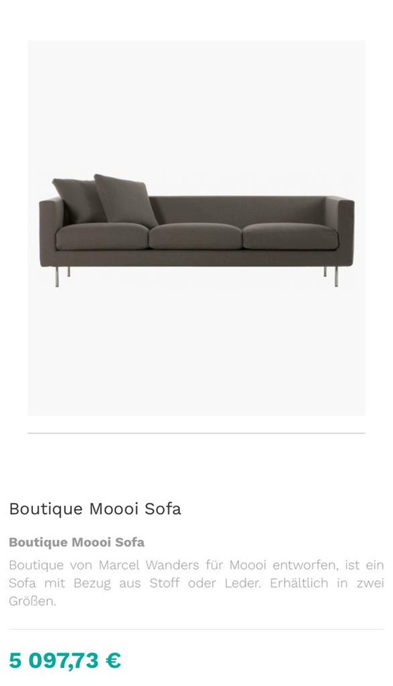 Image 1 of BEAUTIFUL boutique sofa by Marcel Wanders