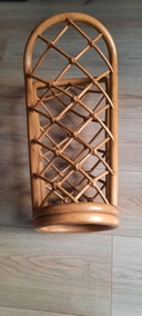 Portaombrelli vintage in rattan