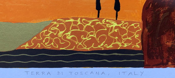 Image 1 of Ronald Boonacker, Sérigraphie, Terra di Toscana Italie