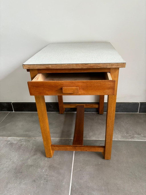 Drafting Table Wood With Formica Top.