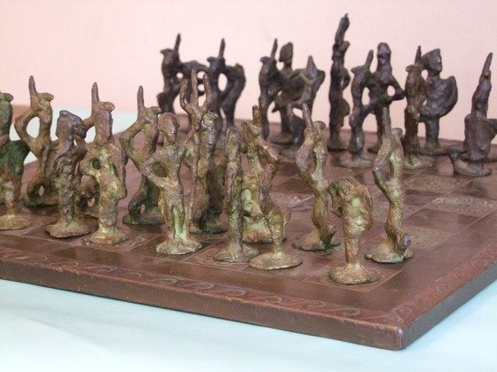 Image 1 of Brutalist chess game