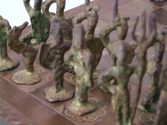 Image 1 of Brutalist chess game