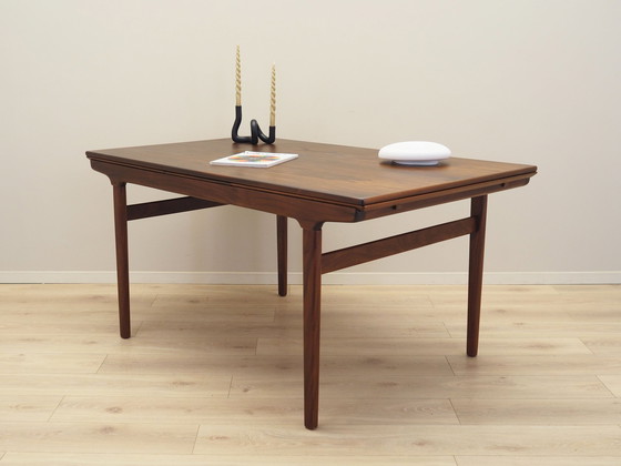 Image 1 of Walnut Table, Danish Design, 1960S, Designer: Johannes Andersen