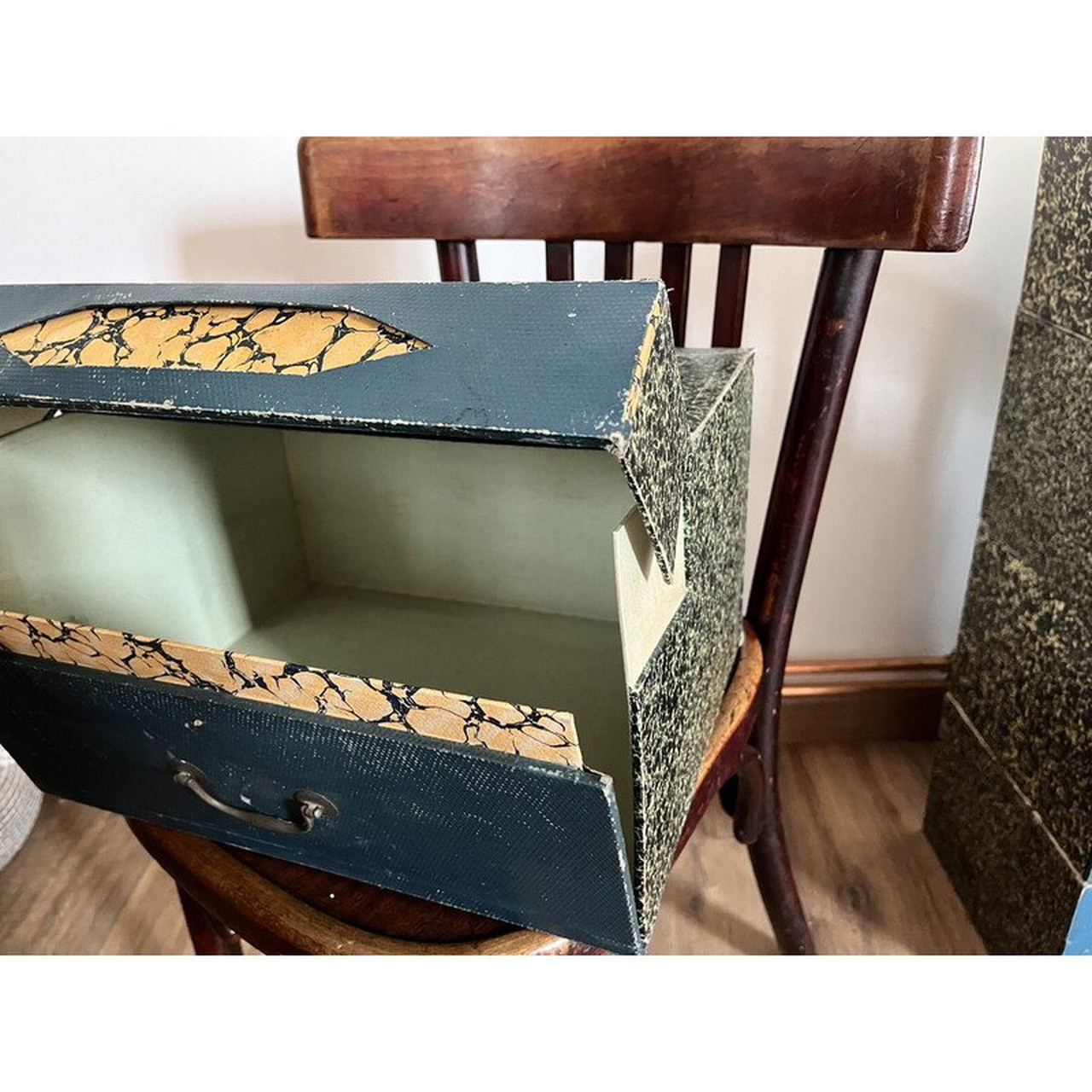 Lot of 7 vintage cardboard boxes Lot of 7 vintage cardboard boxes
