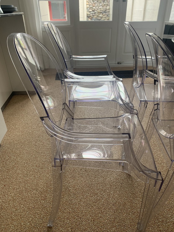 Image 1 of 4x Louis Ghost Chairs Kartell