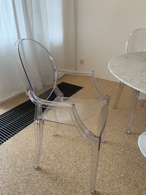 4x Louis Ghost Chairs Kartell