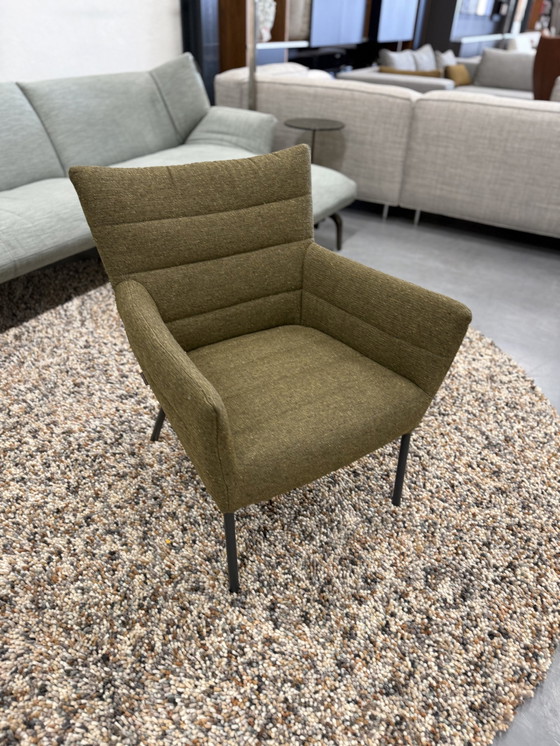 Image 1 of Sillón Cocoon de Label Vandenberg en tela berbere verde 