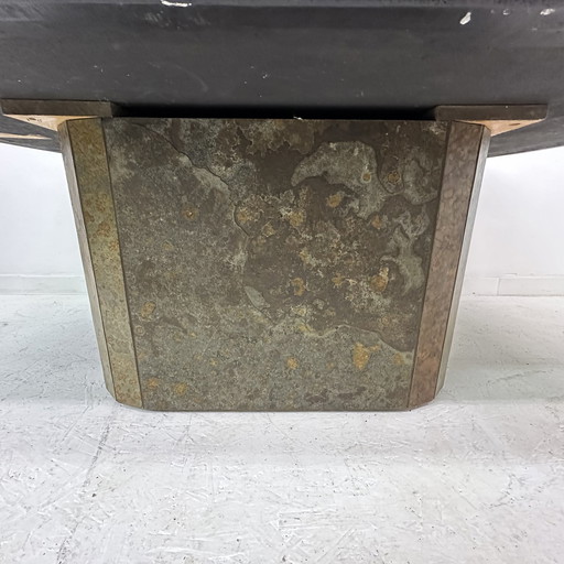 Brutalist Coffee Table Natural Stone , 1970’S