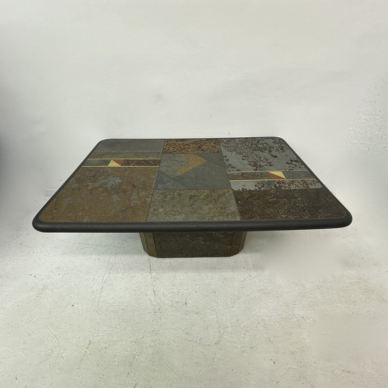 Image 1 of Brutalist Coffee Table Natural Stone , 1970’S