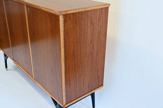 Image 1 of Ab Tabergsmobler 1955 Teak Three Door Cabinet Sweden