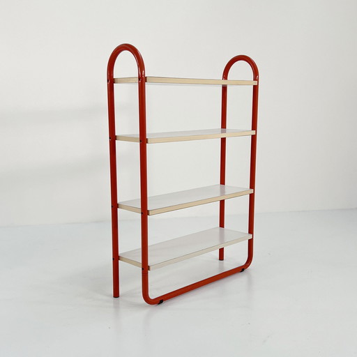 Orange Tubular Bookcase, 1970S