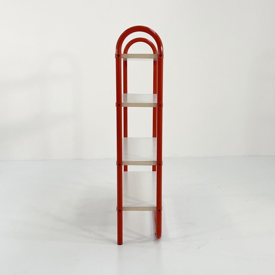 Image 1 of Orange Tubular Bookcase, 1970S