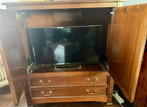 Wooden Tv Cabinet / Corner Cabinet From Gescher & Kemper