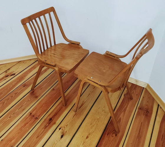 Image 1 of Czechoslovakian Chairs By L. Volák For Ton, 1960S, Set Of 2