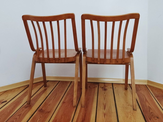 Image 1 of Czechoslovakian Chairs By L. Volák For Ton, 1960S, Set Of 2