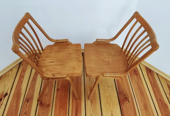 Image 1 of Czechoslovakian Chairs By L. Volák For Ton, 1960S, Set Of 2