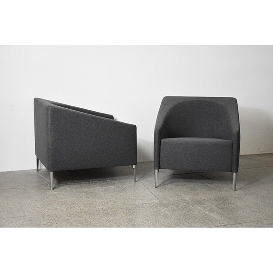 Image 1 of Pair of vintage armchairs by Michiel Van Der Kley for Artifort, 2000s