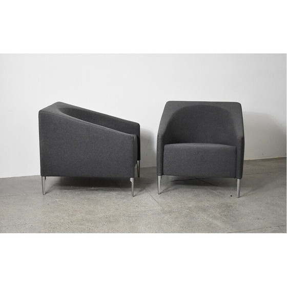 Image 1 of Pair of vintage armchairs by Michiel Van Der Kley for Artifort, 2000s