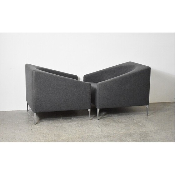 Image 1 of Pair of vintage armchairs by Michiel Van Der Kley for Artifort, 2000s