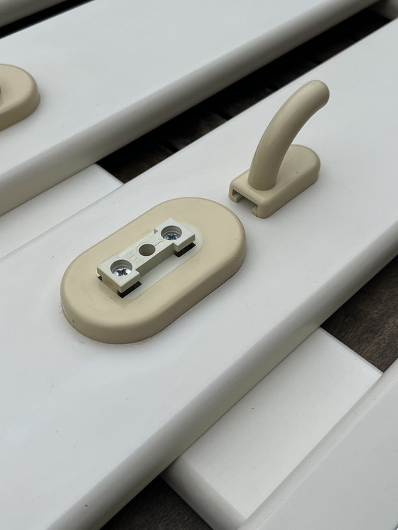 Image 1 of Vintage Space Age Coat Rack with Mirror