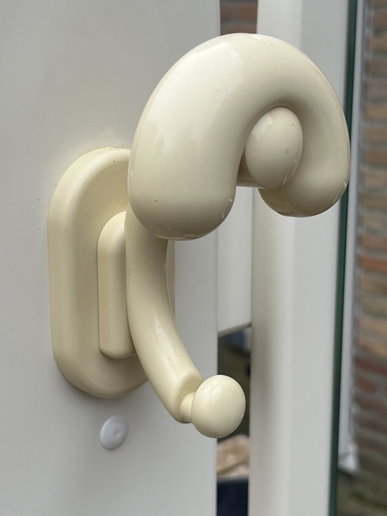 Image 1 of Vintage Space Age Coat Rack with Mirror