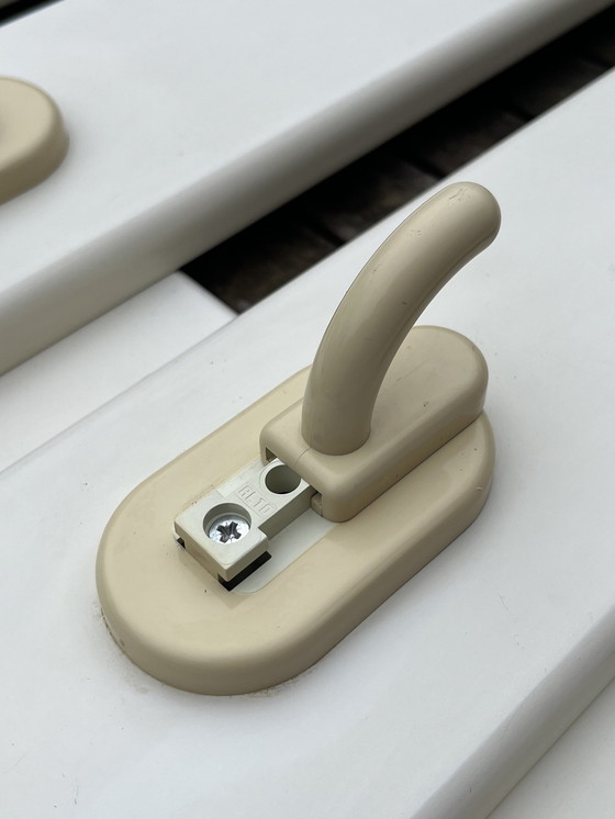 Image 1 of Vintage Space Age Coat Rack with Mirror