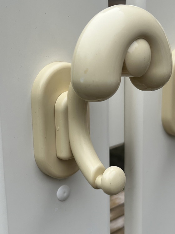 Image 1 of Vintage Space Age Coat Rack with Mirror