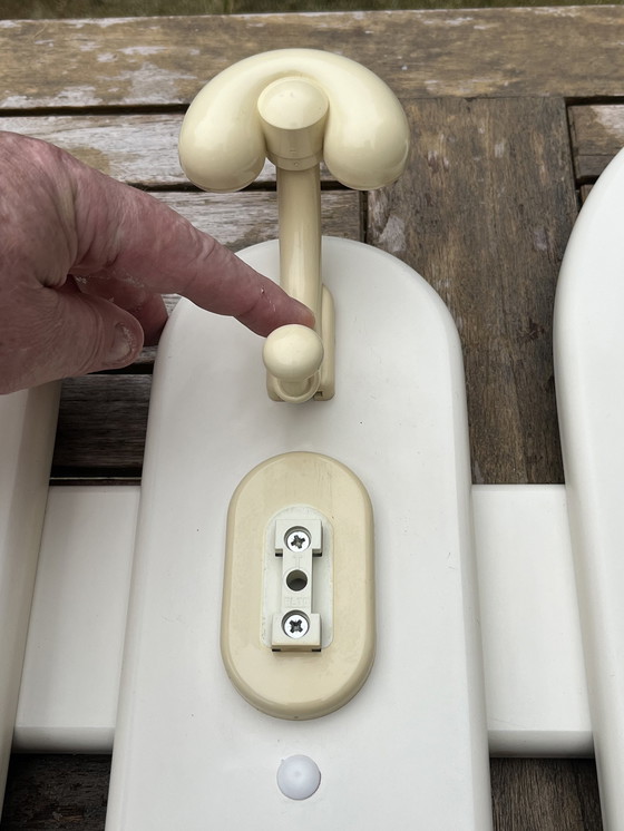 Image 1 of Vintage Space Age Coat Rack with Mirror