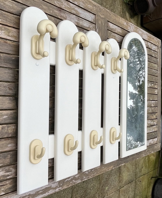 Image 1 of Vintage Space Age Coat Rack with Mirror