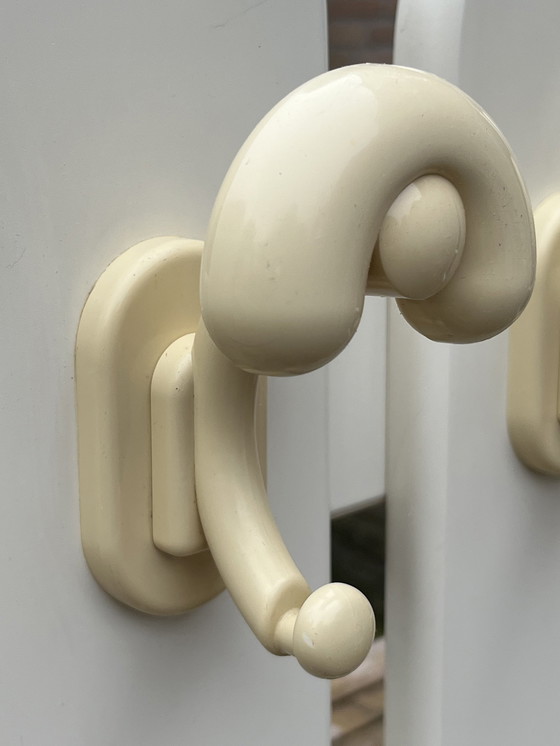 Image 1 of Vintage Space Age Coat Rack with Mirror