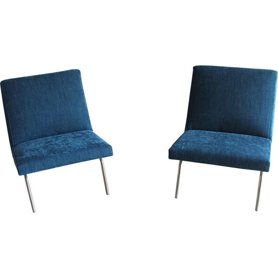 Image 1 of Pair of vintage armchairs by Joseph André Motte, 1960