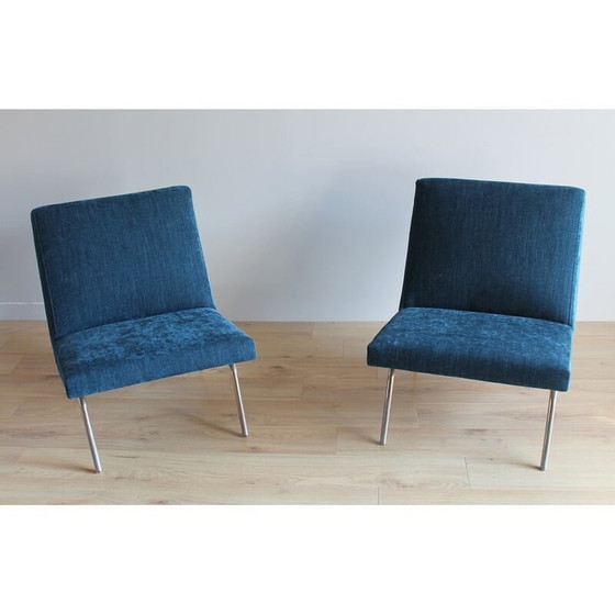 Image 1 of Pair of vintage armchairs by Joseph André Motte, 1960